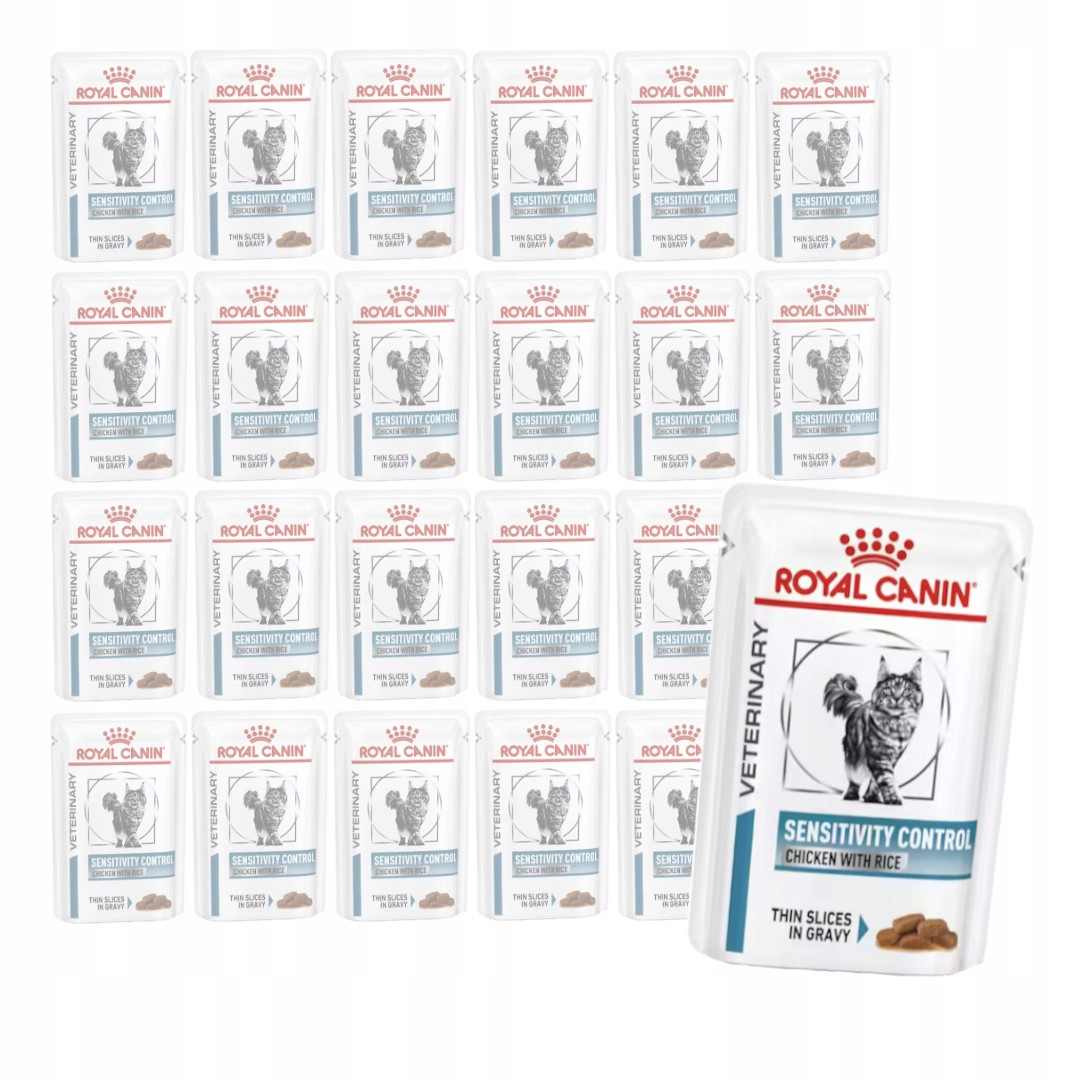 Royal Canin Veterinary Sensitivity Control 24x85g Krmivo Pro Kočky v omáčce