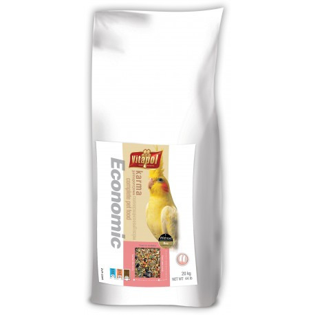 Krmivo pro nymfy a všechny střední papoušky 20 kg