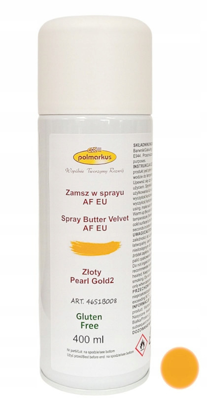 Semiš ve spreji Polmarkus Zlatý 400ml