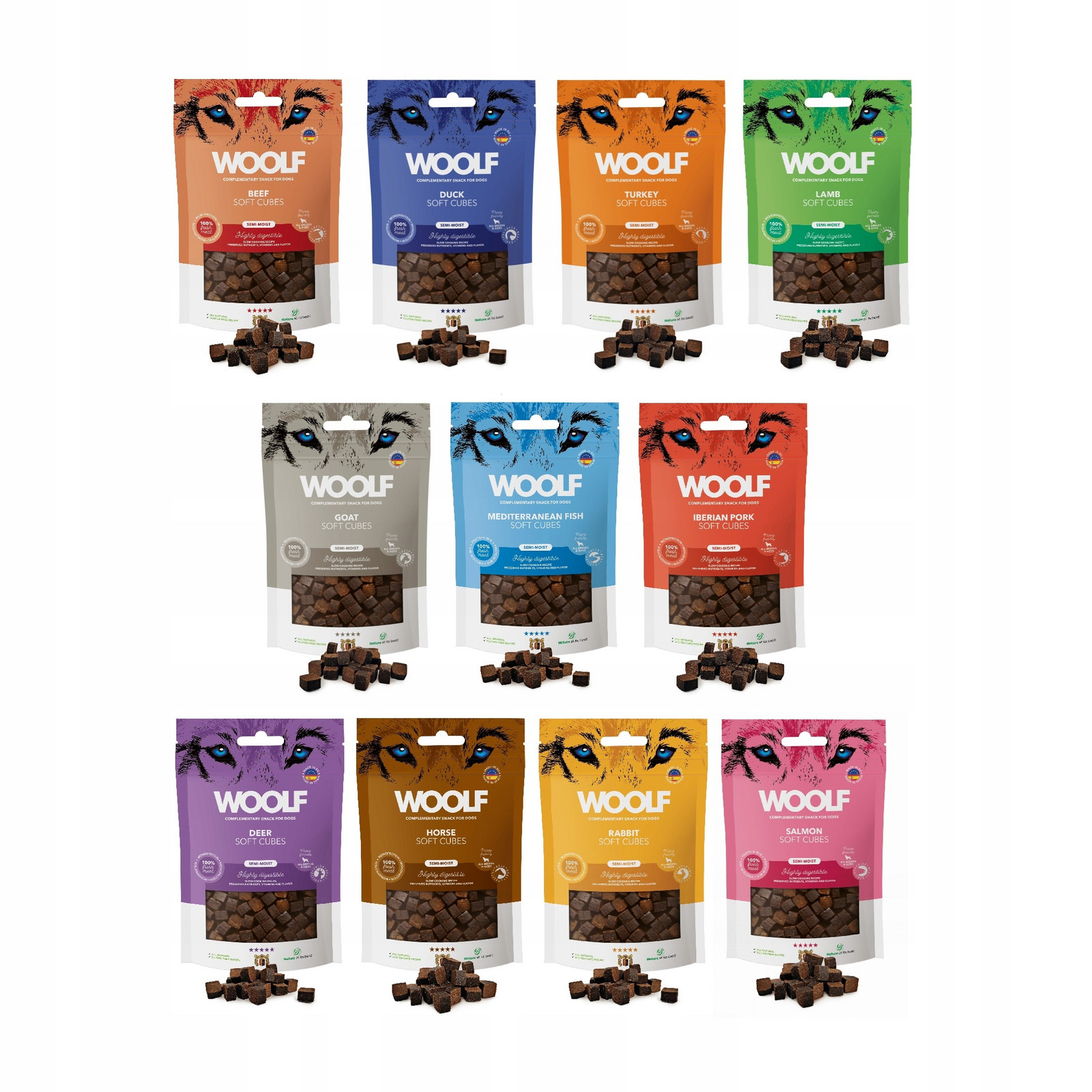 Woolf Měkké pochoutky Degustační sada 11Pak York Shih Tzu Maltézský