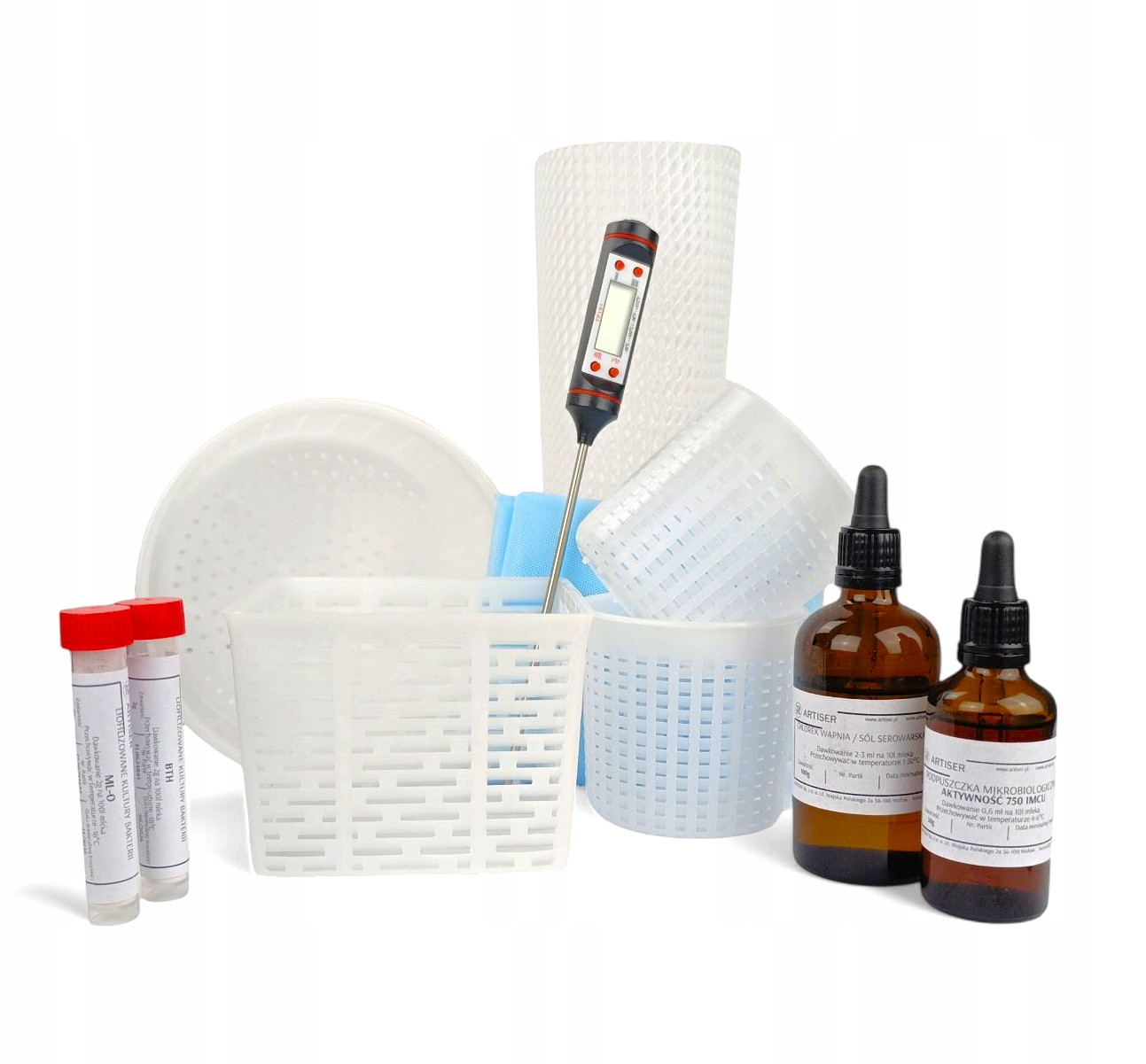 Základní sýrová sada XL s syřidlem a bakteriemi recepty