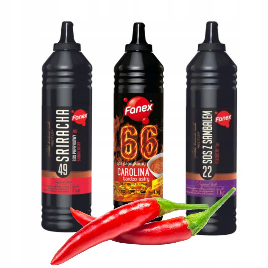 Fanex Sada ostrých omáček Carolina Sriracha Samba