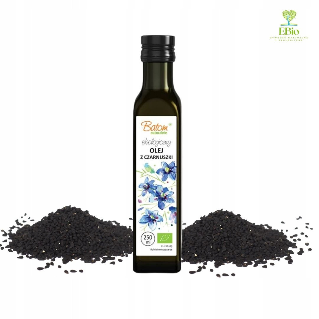 Bio Olej z černého kmínu lisovaný za studena 250 ml Batom