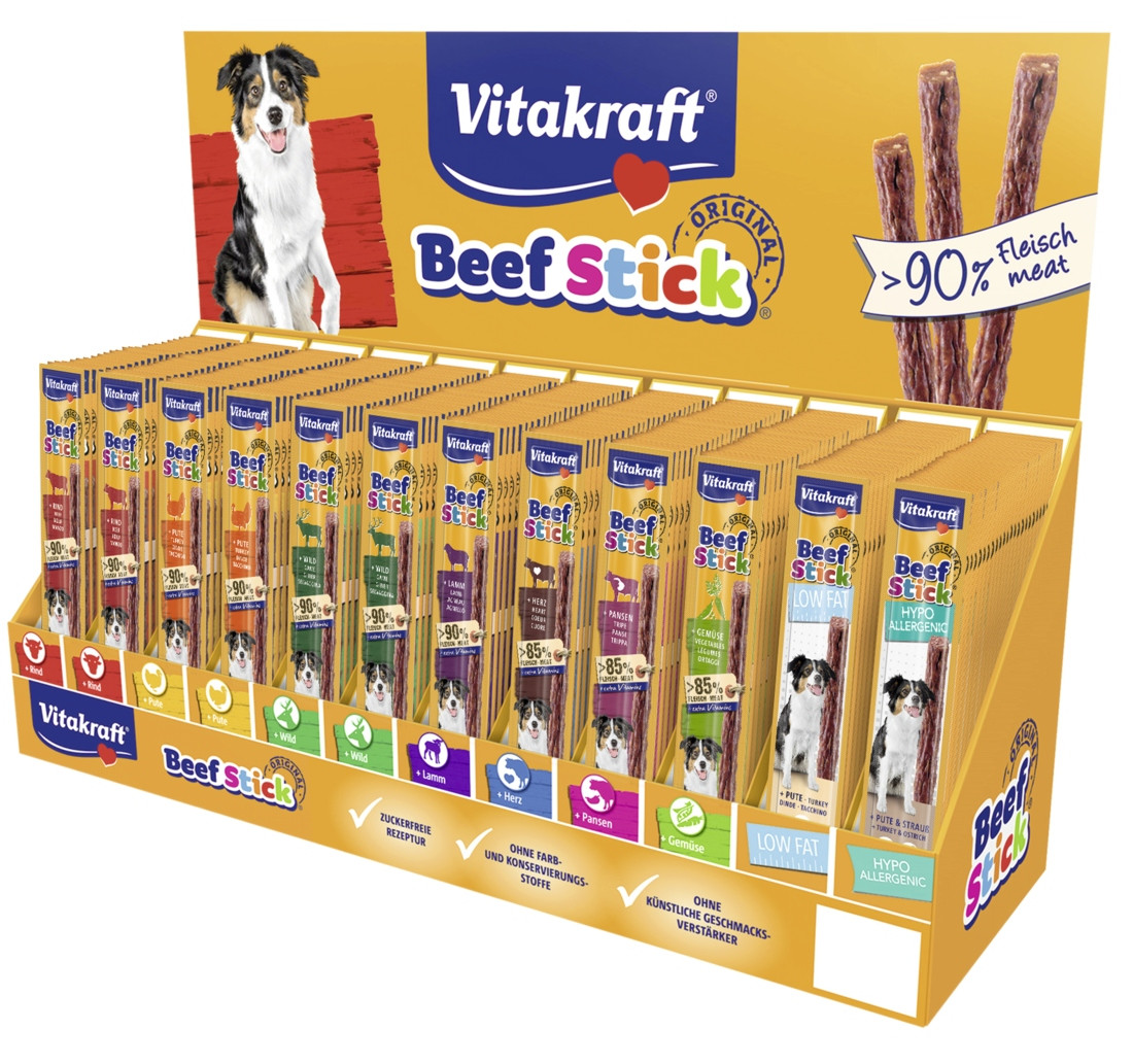 Vitakraft Beef Stick bar mix chutí 300ks