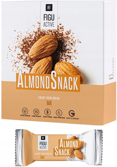 Lr Figuactive Almond Snack Bar Mandlové tyčinky čokoláda fit svačinka 6x35g
