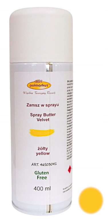 Semiš ve spreji Polmarkus Žlutý 400ml