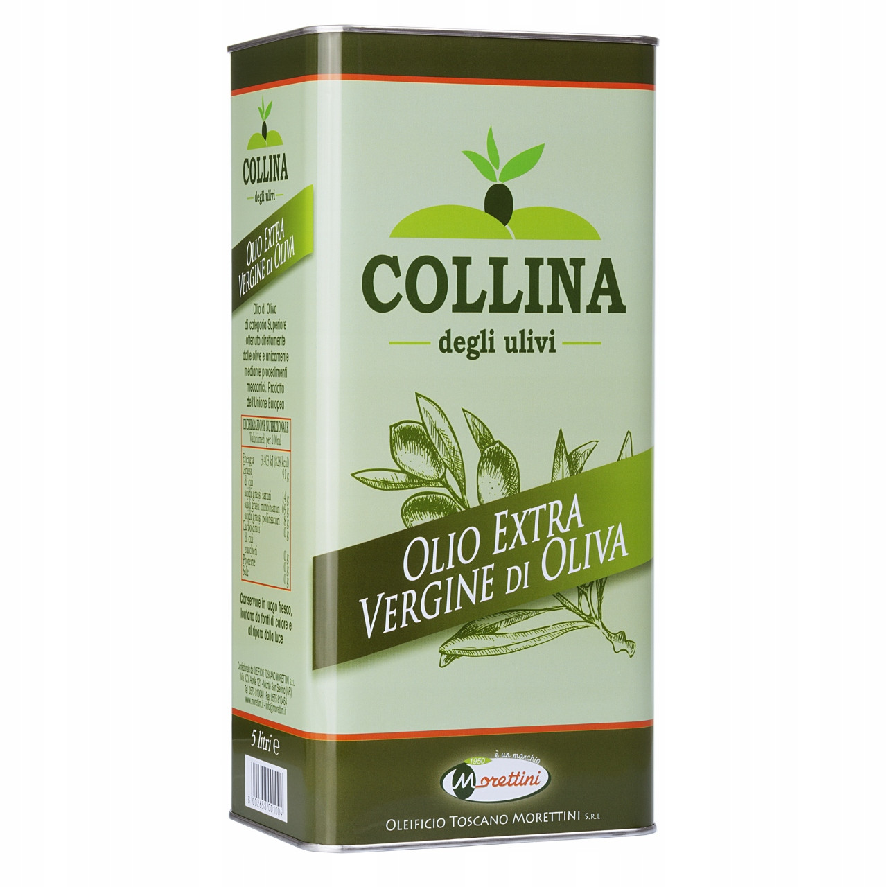 Morettini Collina Olej Extra Vergine Plechovka 5L Itálie Toskánsko