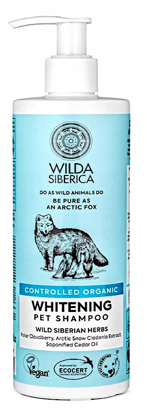 Organický Šampon Pro Bílou A Světlou Srst Zvířat Wilda Siberica