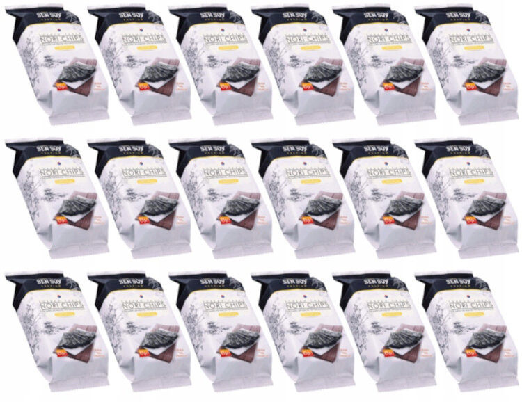 Chipsy Nori Original se solí 18 ks x 4,5 g Sen Soy