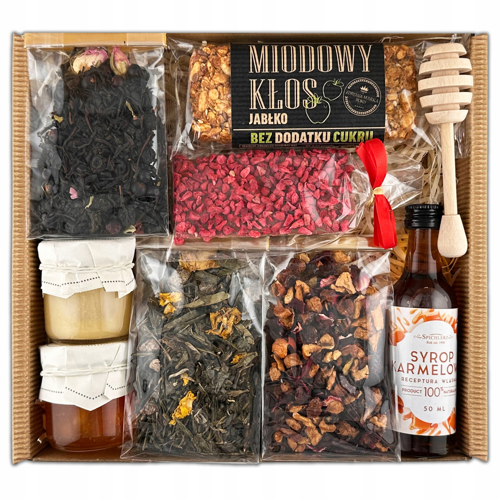 Dárková Sada Krabička na čaj Sladkosti Koš na narozeniny Dárková krabička