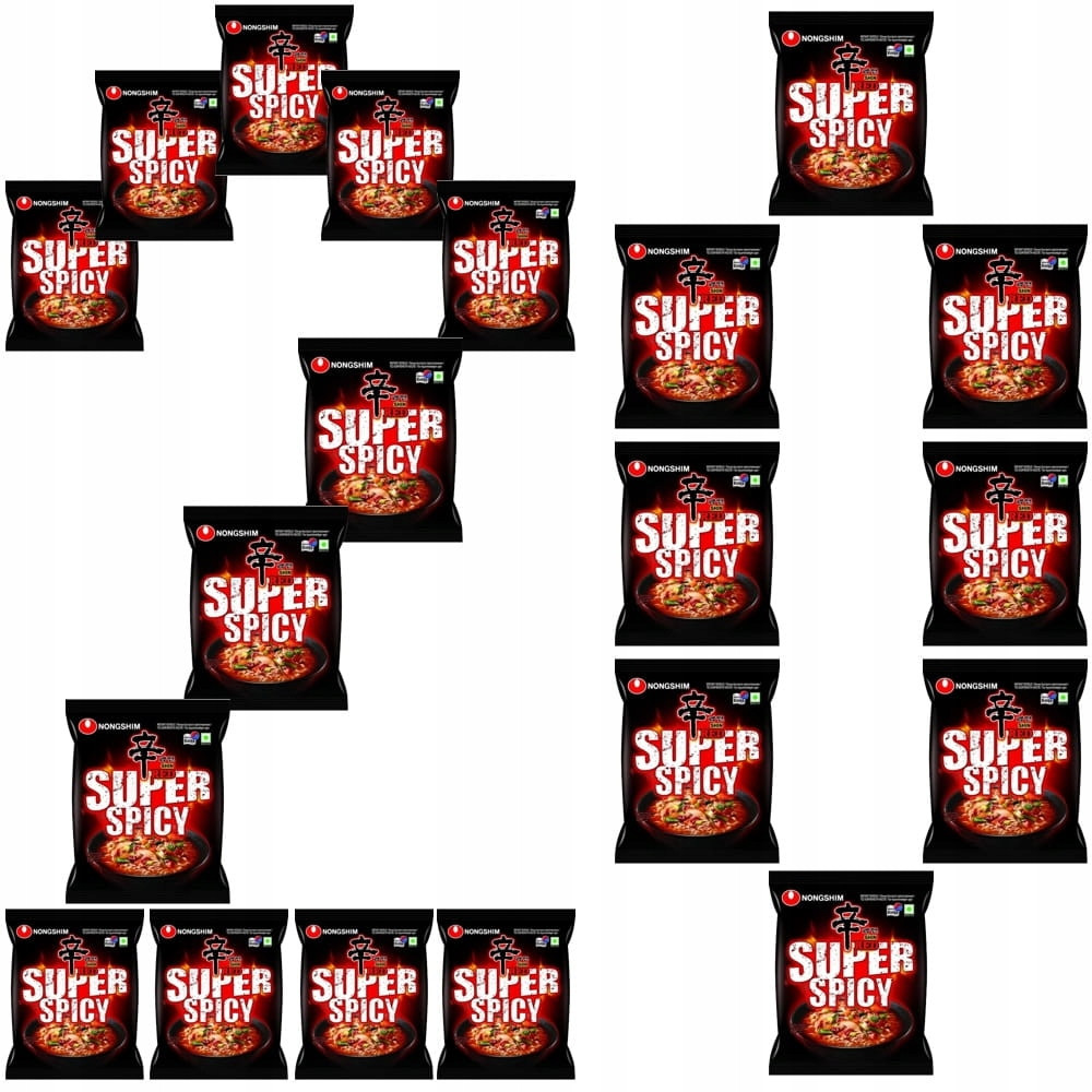 20 x Korejská Instant Ostrá polévka Shin Ramyun Red Hot 120 g Nong Shim