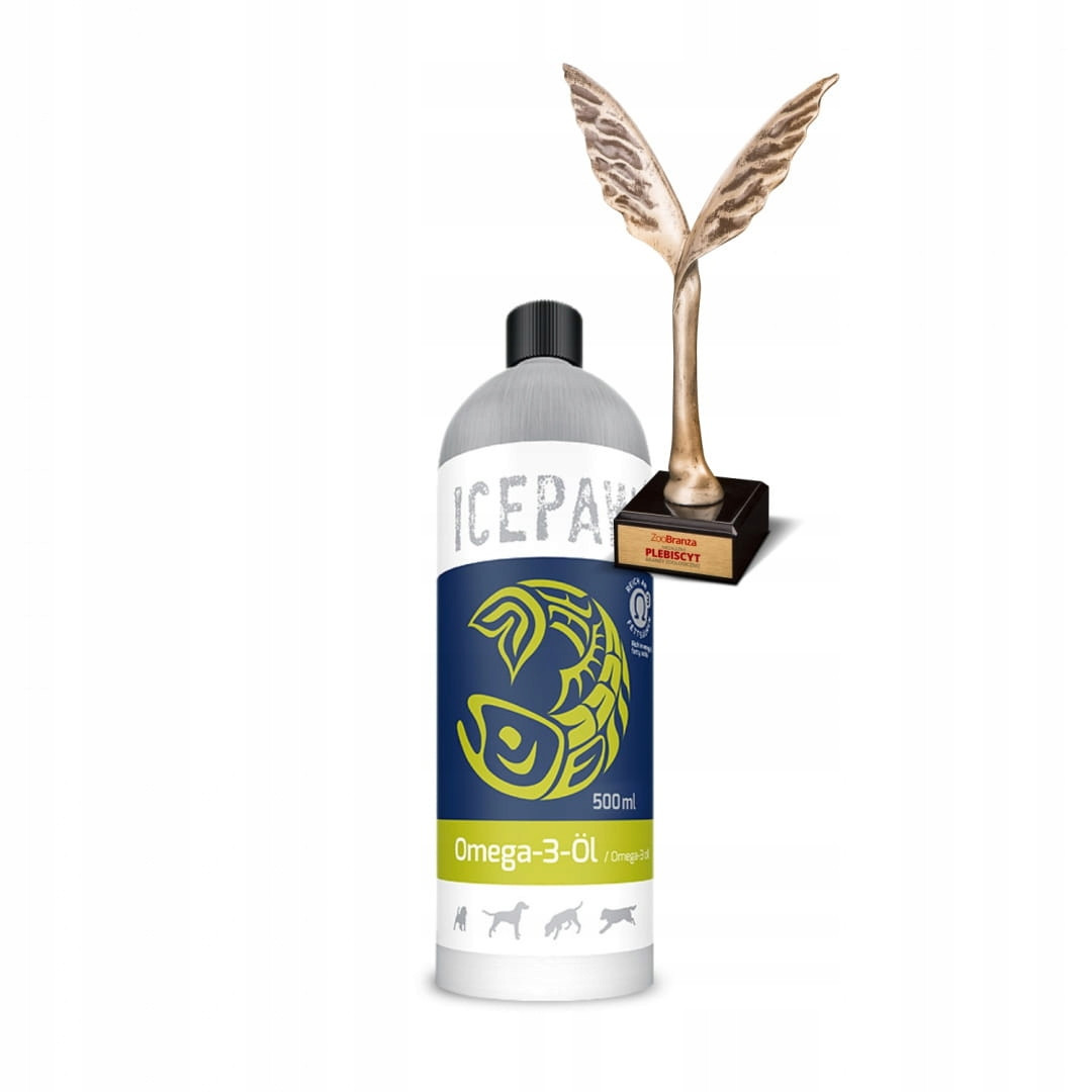 OMEGA-3 olej Ice Paw 500 ml, 100% přírodní