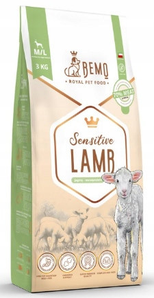 Bemo Sensitive Lamb Jehněčí 3kg M/L Hypoalergenní Premium