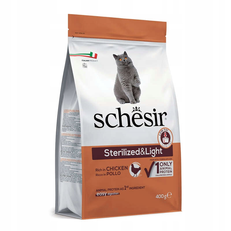 Schesir Dry Cat Sterilized&Light Chicken 400g