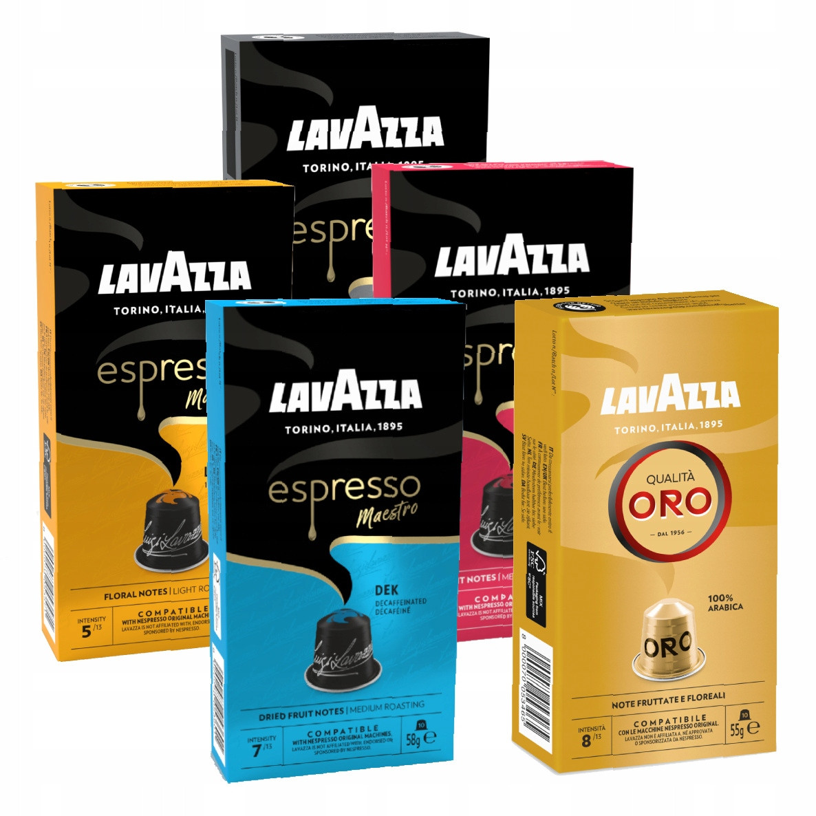 Kapsle pro Nespresso Lavazza mix sada 5x10ks