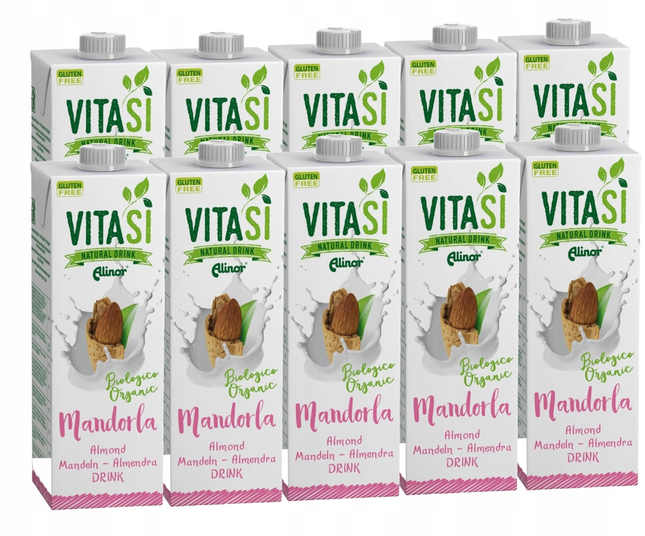 Mandlový nápoj Bio 1L Vitasi Migdaly 5%