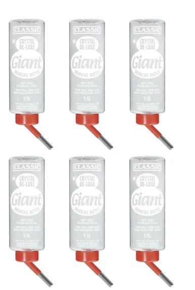 Classic Napáječka do klece pro králíka 6 x 1100 ml