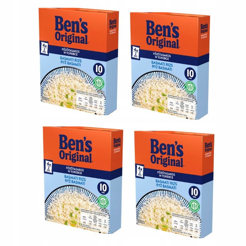 4 x rýže Basmati 500 g (4ks x 125 g) Uncle Ben's