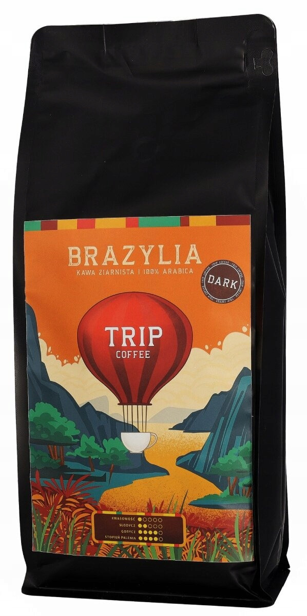 Káva zrnková Trip Coffee Brazílie Dark 100% Arabika 1 kg