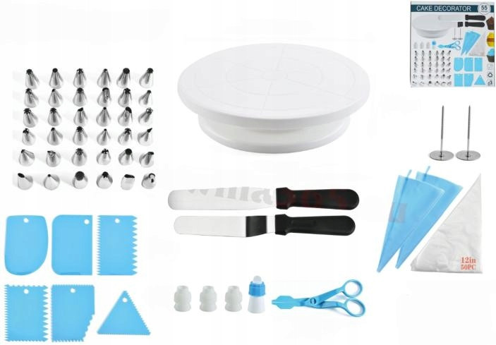 Sada nástrojů na zdobení dortů 55 dílů