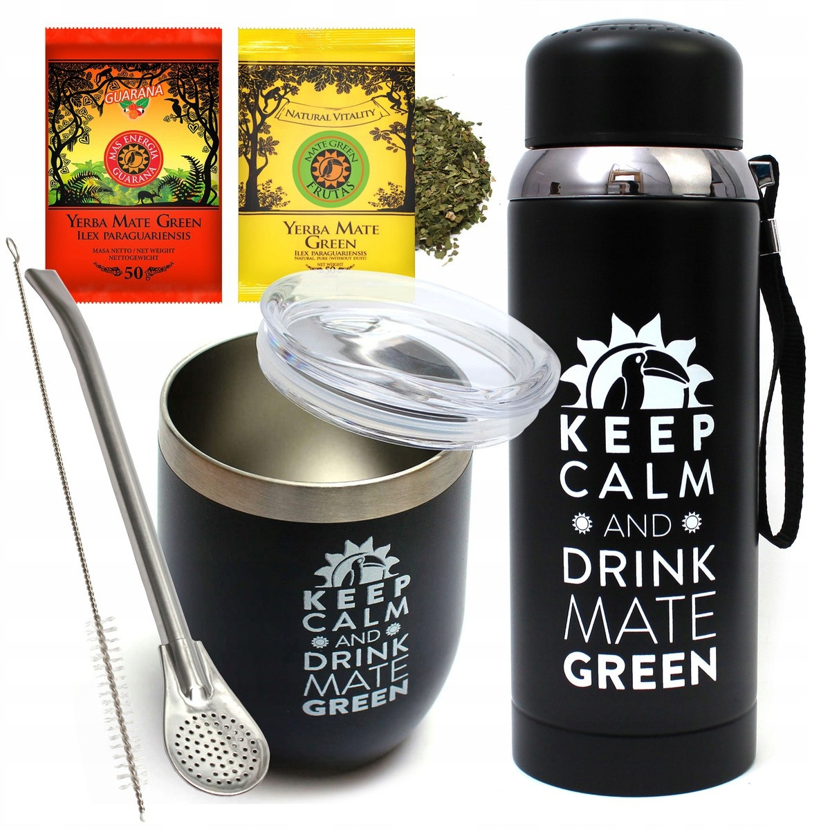 Kompletní sada pro yerba maté od Mate Green Termos Termolid Bonus