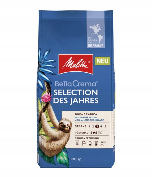 Melitta Bella Crema Selection des Jahres Káva Beans 1kg