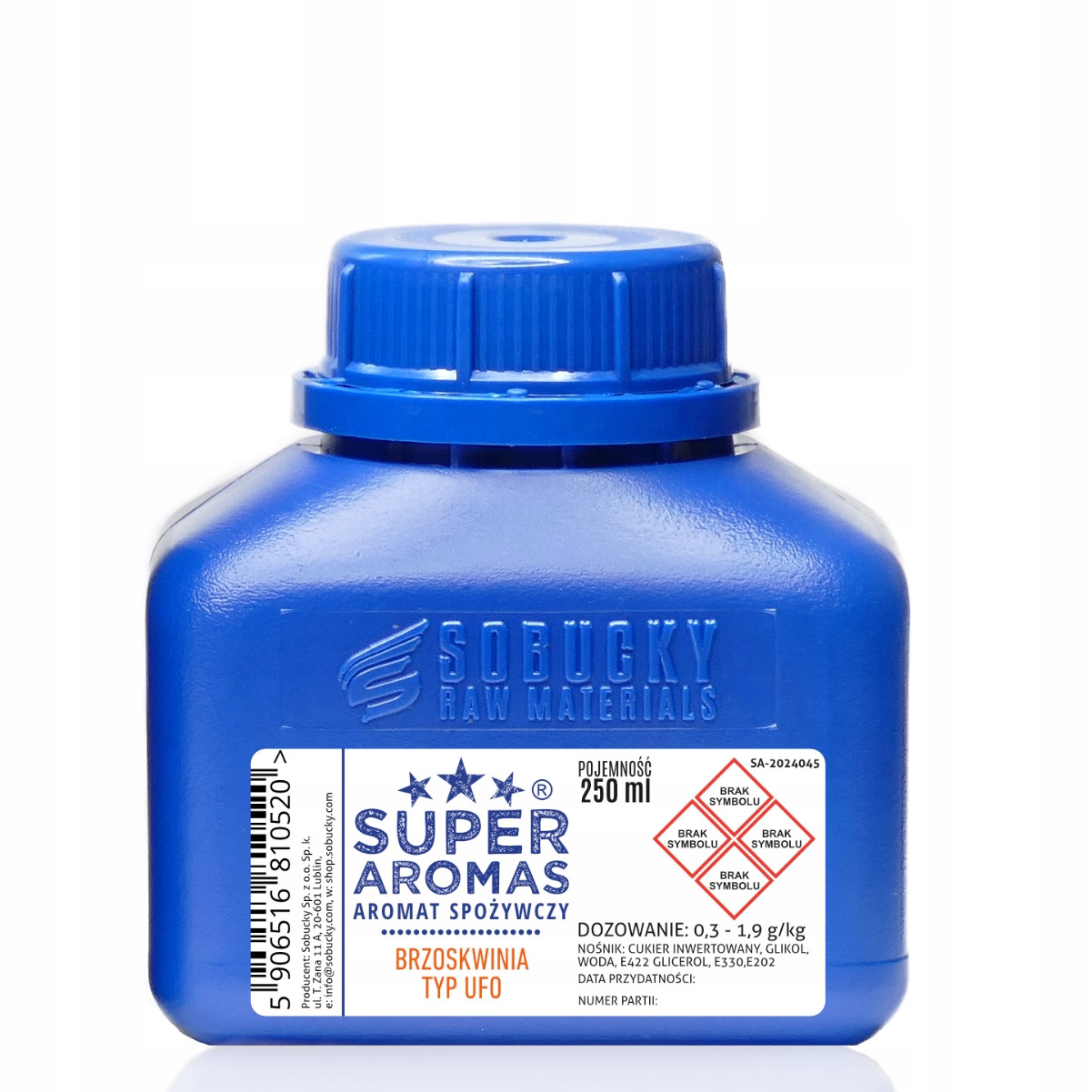 Aromas Potravinářské aroma Broskev Typ Ufo 250 ml