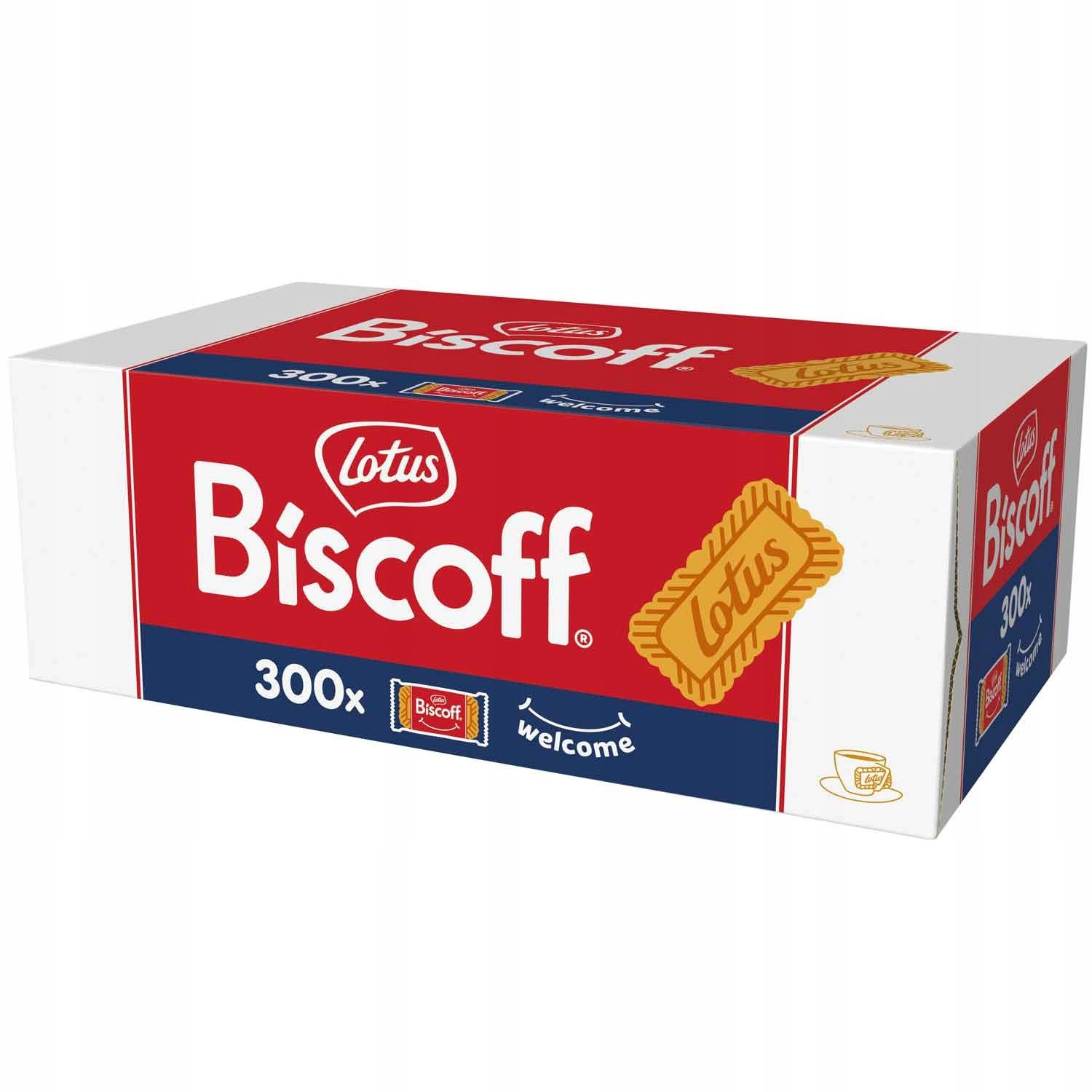 Lotus Biscoff sušenky „welcome“ 300 kusů 1,875 kg