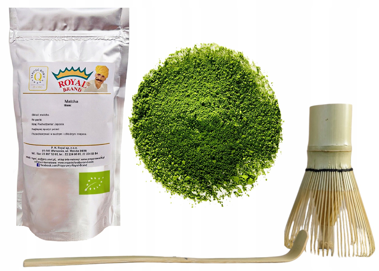 Obřadní sada Matcha 25 g Chasen Chashaku