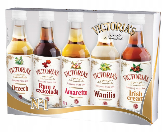 2 x Sirup do kávy Amaretto Vanilka Irisch Cream Ořech Rum s čokoládou 5 x