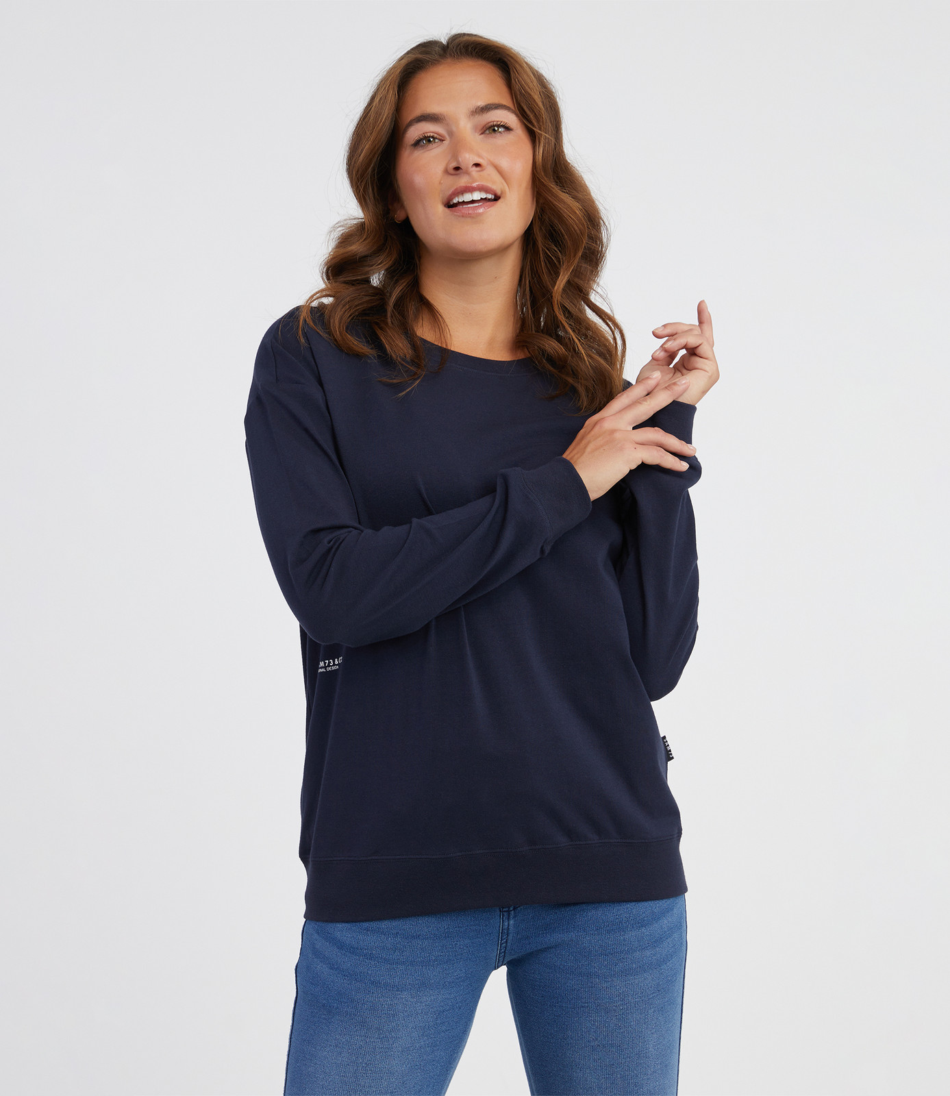 SAM 73 Dámské triko s dlouhým rukávem SHARMA Modrá XS