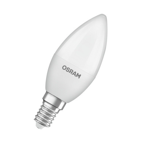 LED žárovka E14 OSRAM CL B FR 4,9W (40W) teplá bílá (2700K), svíčka