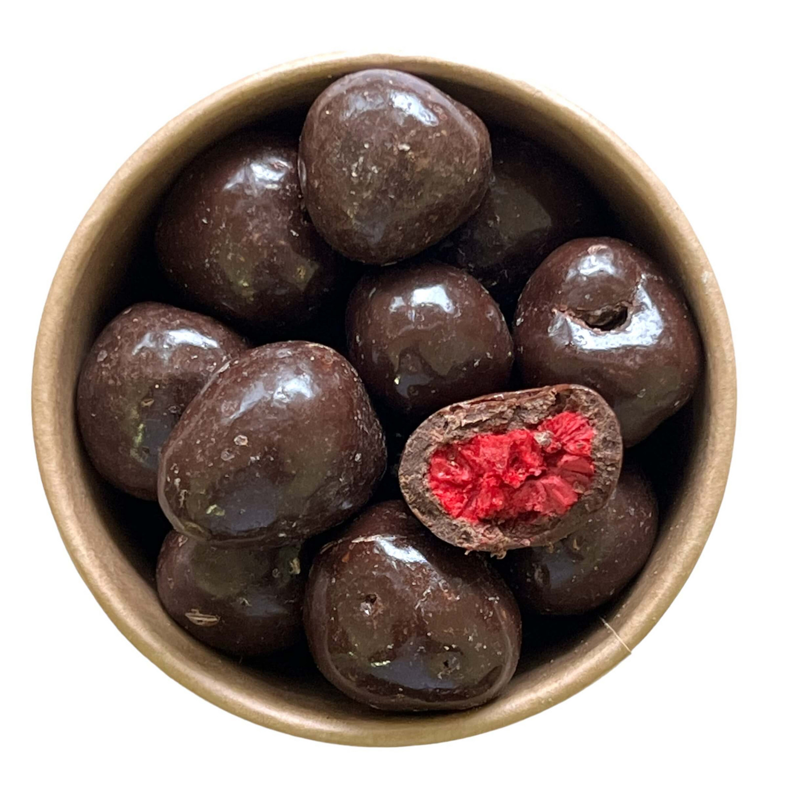 Nutworld.cz Maliny lyofilizované v hořké čokoládě Množství:: 200g