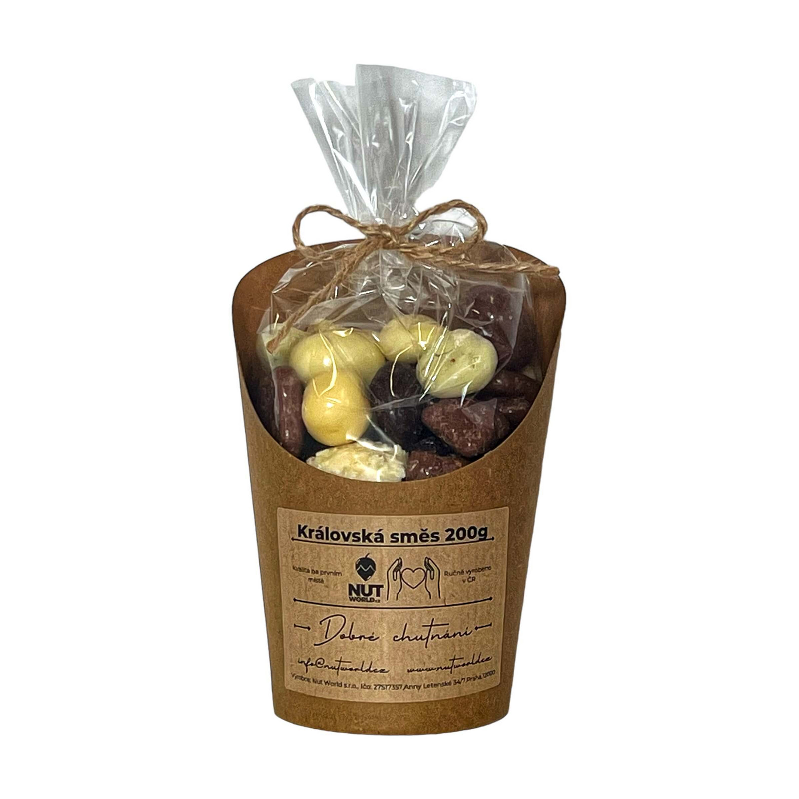 Nutworld.cz Královská směs v celofánku a kelímku 180g