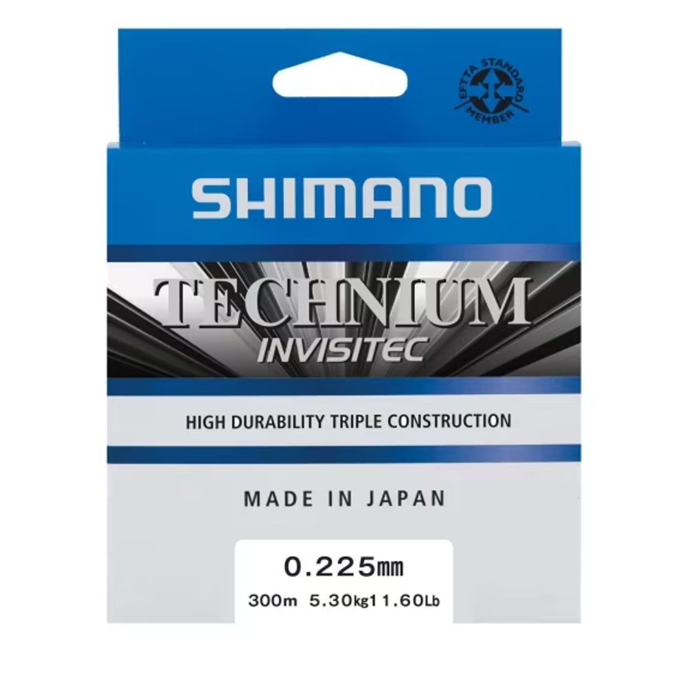 Shimano Vlasec Mainline Line Technium Invisitec 300m - 0.165mm 2.7kg