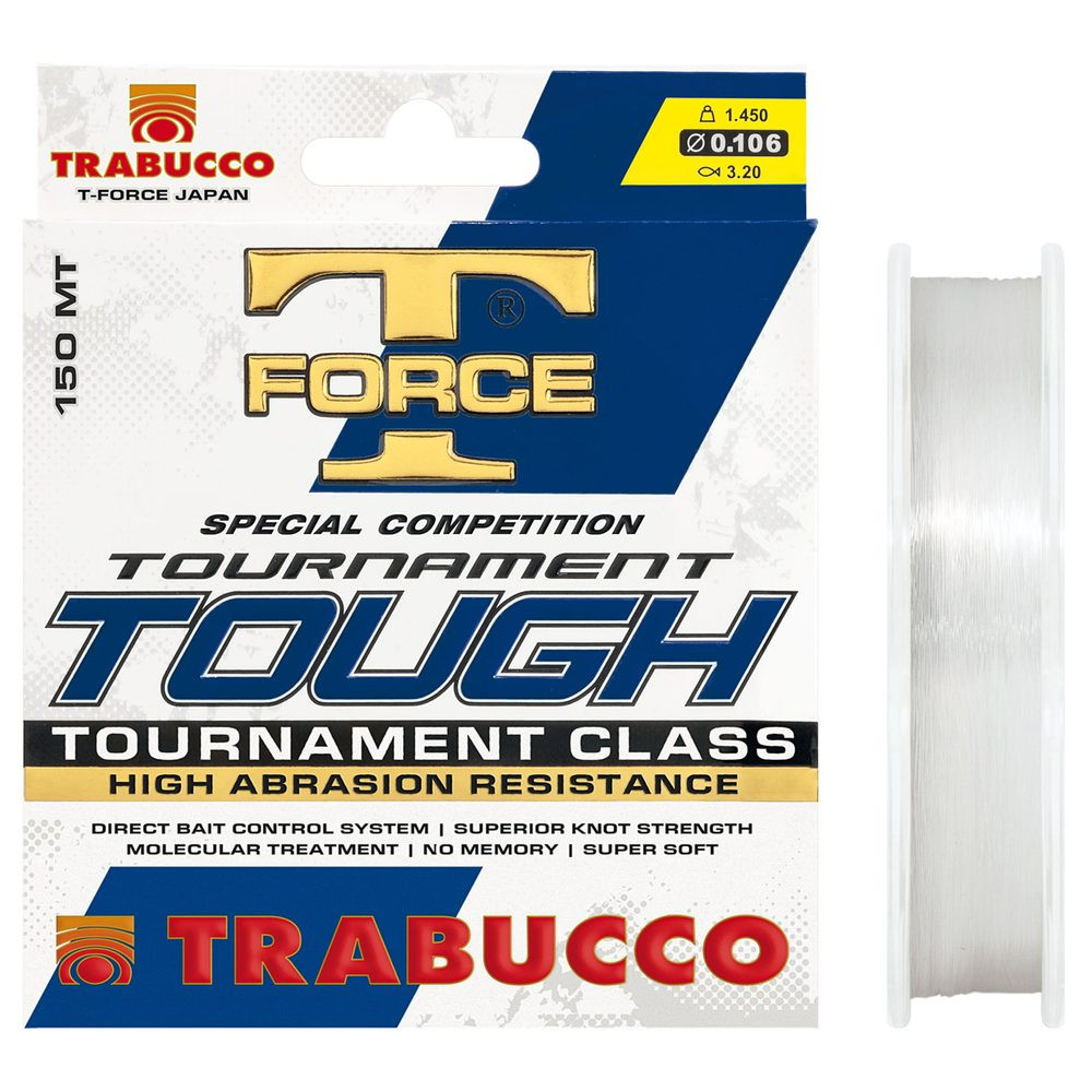 Trabucco Vlasec T-Force Tournament Tough 150m - 0,106mm - 1,450kg