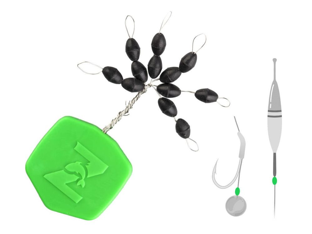 Zfish Zarážky Feeder Oval Stopper 12ks - M