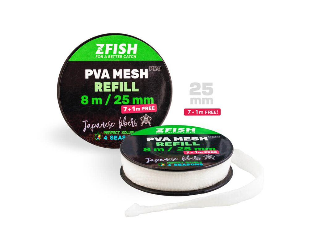 Zfish Punčocha PVA Pro Refill 7 + 1m Zdarma! - 25mm