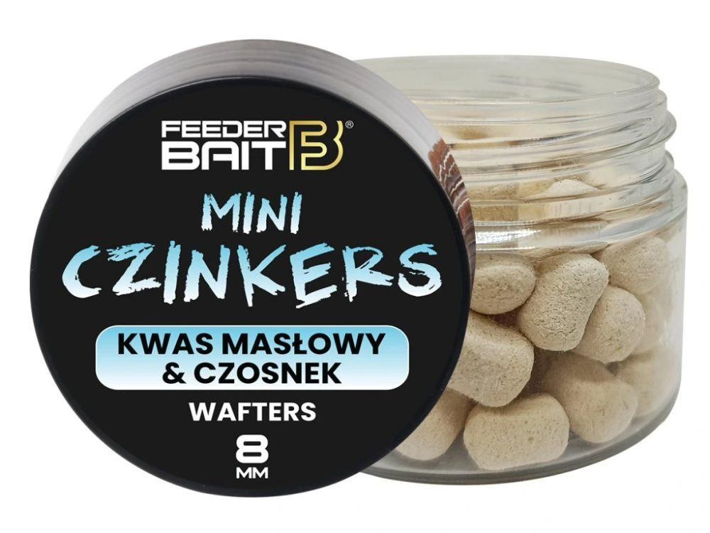 FeederBait Mini Czinkers Wafters 6x8mm - Česnek / Butyric acid