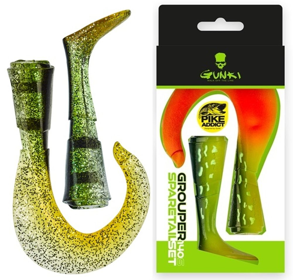 Gunki Náhradní ocásky Grouper 14cm S - Blue Gill GB