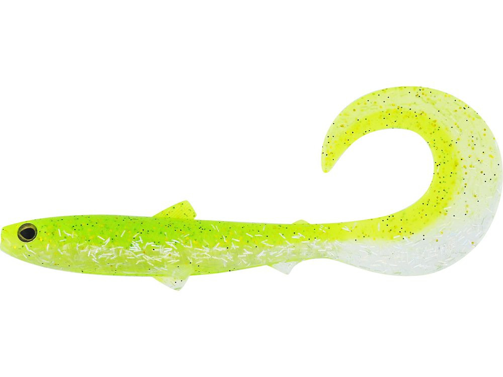 Westin Gumová nástraha Bullteez Curltail Holy Chartreuse - 10cm 6g