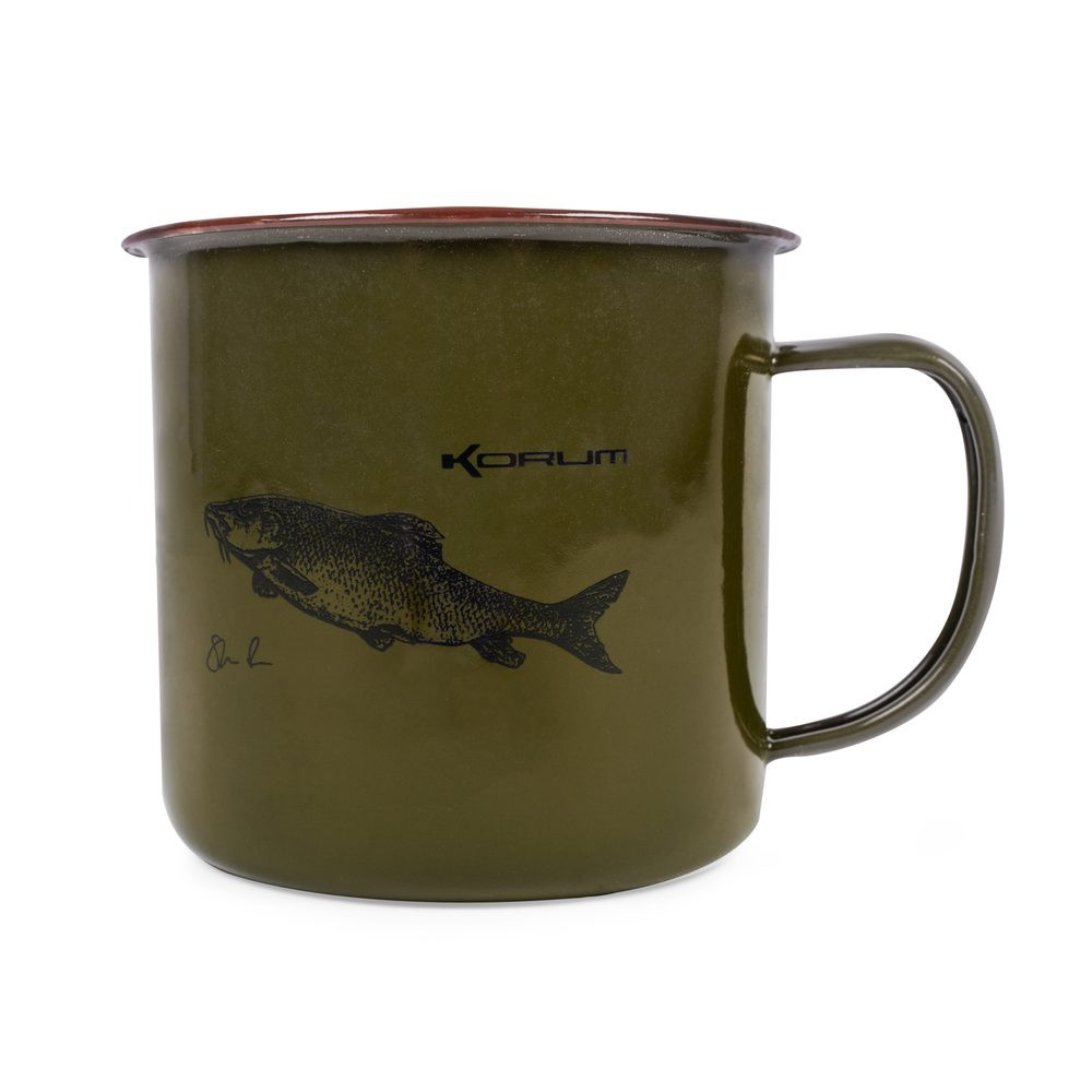 Korum Hrnek Classic Enamel Mug Barbel 330ml
