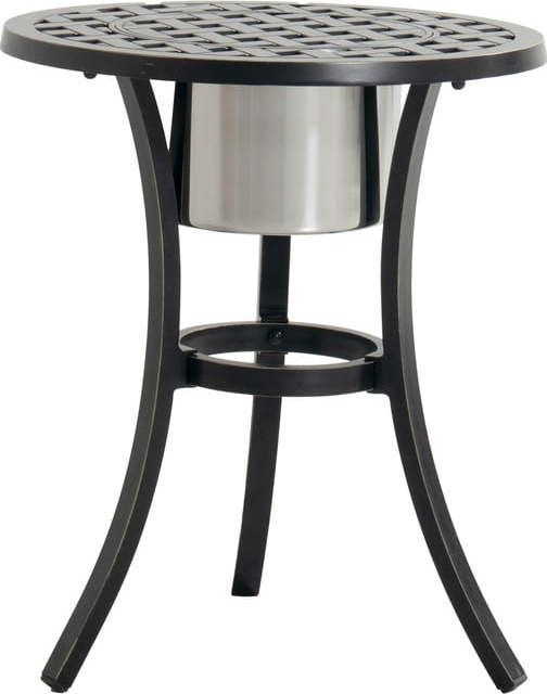 Hliníkový kulatý zahradní odkládací stolek ø 54,5 cm Rosario – Hartman