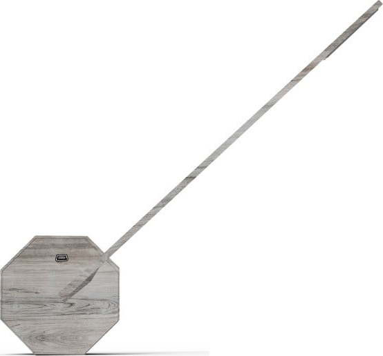 Šedá LED stolní lampa (výška 38 cm) Octagon One – Gingko