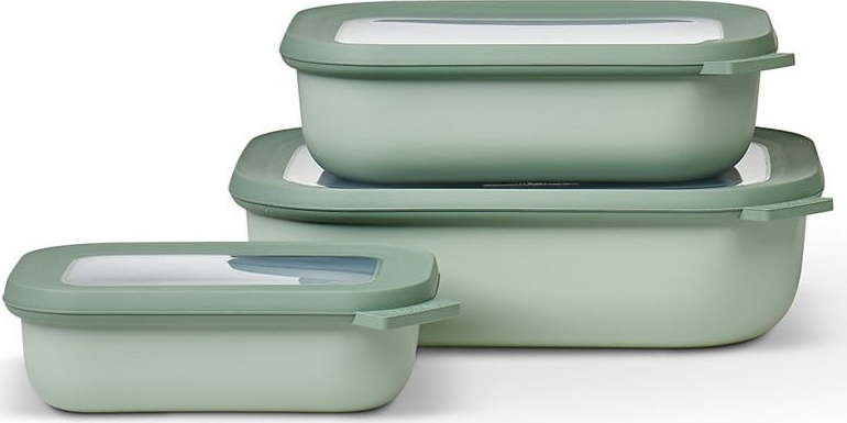 Potravinové krabičky v sadě 3 ks Nordic sage – Mepal