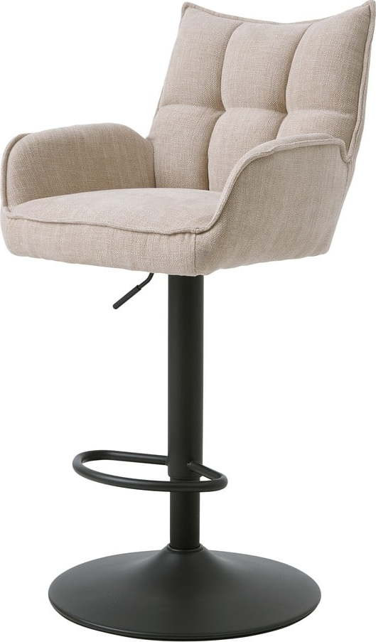 Krémové barové židle s nastavitelnou výškou v sadě 2 ks Marilla – Unique Furniture