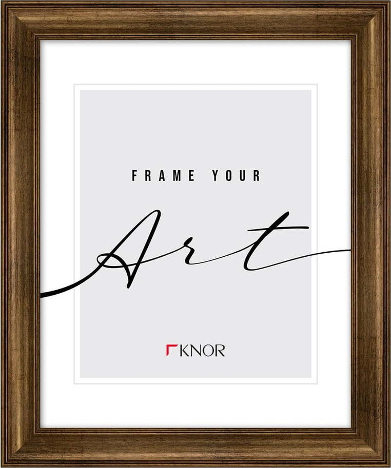 Plastový rámeček v měděné barvě 24x30 cm