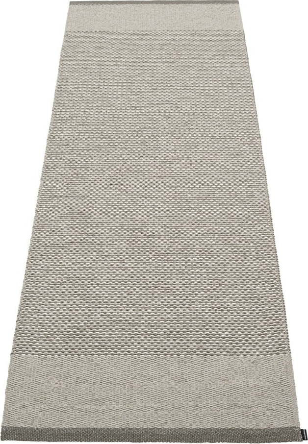 Šedý vnitřní a venkovní běhoun 85x260 cm Edit Warm Grey – Pappelina