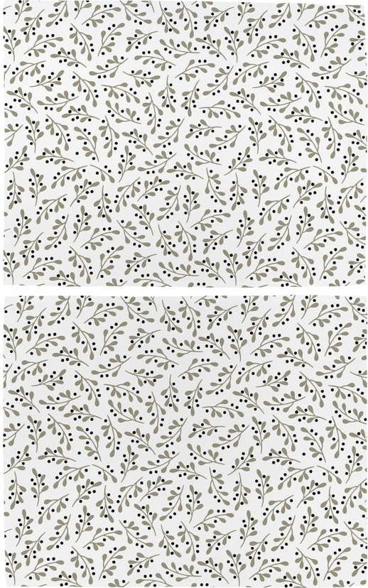 Látková prostírání s vánočním motivem v sadě 2 ks 35x45 cm Mistletoe Kiss – Butter Kings