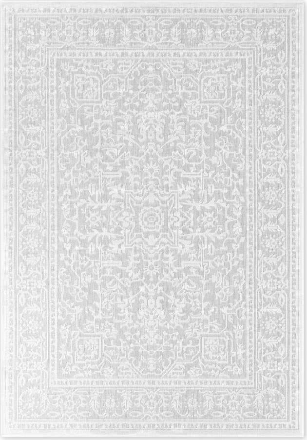 Vnitřní a venkovní koberec v šedé a slonovinové barvě 120x170 cm Duet Kona – NORTHRUGS